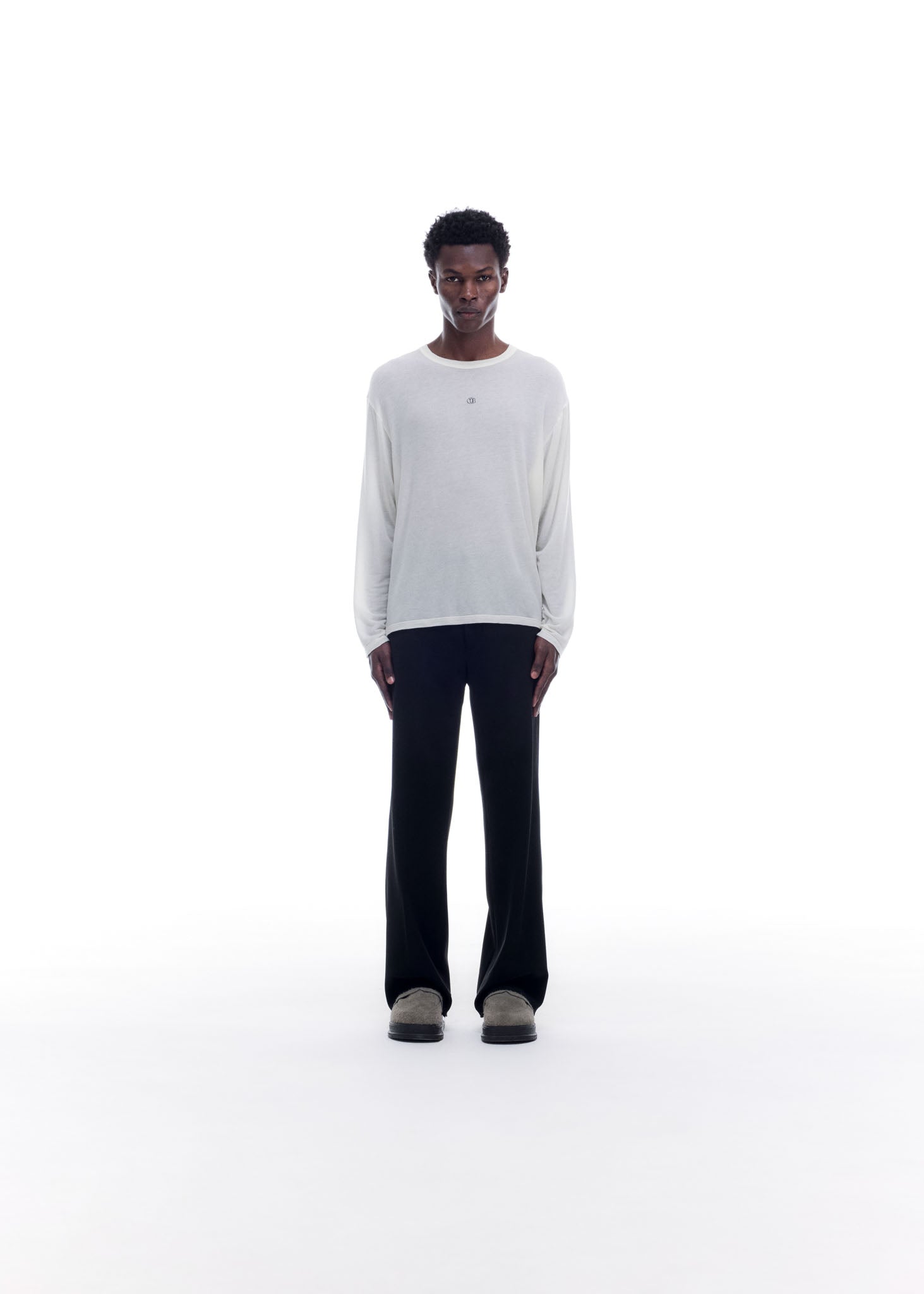 MINI EMBLEM SHEER LONG SLEEVE