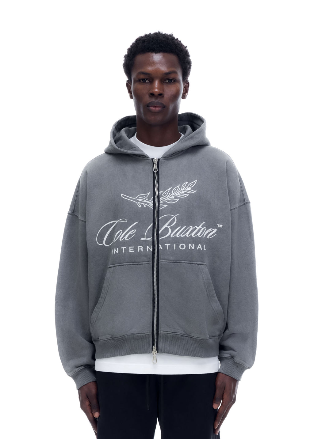 INTERNATIONAL ZIPPED HOODIE