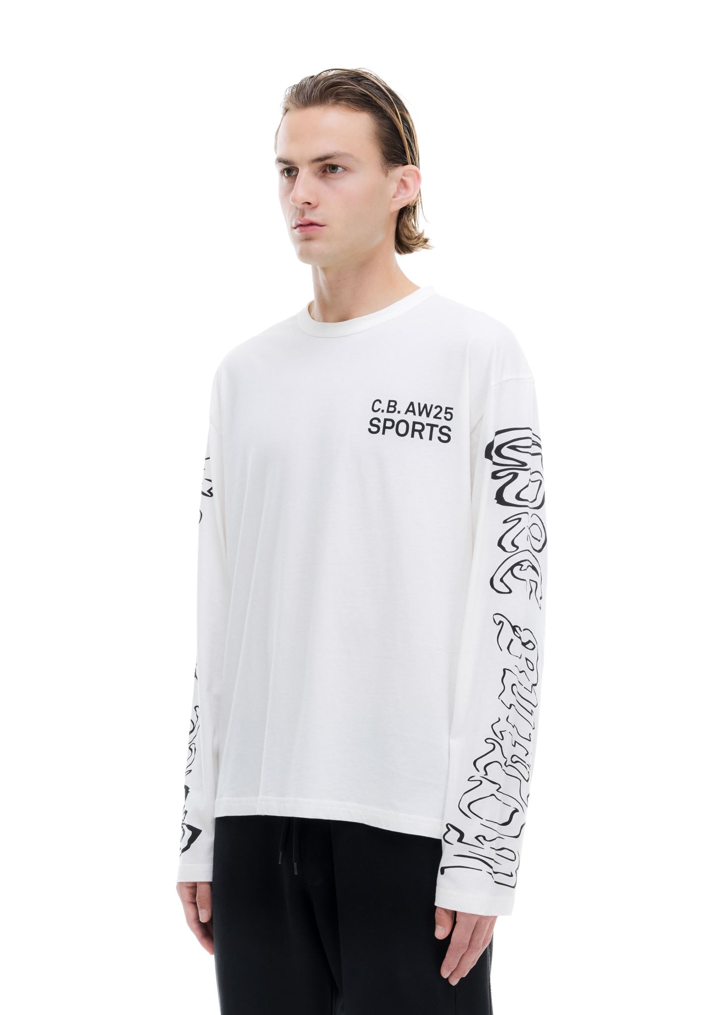 BLACK LETTER CLUB LONG SLEEVE – Cole Buxton