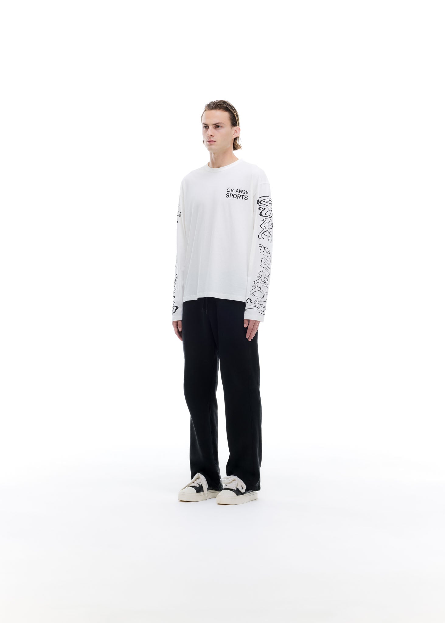 BLACK LETTER CLUB LONG SLEEVE