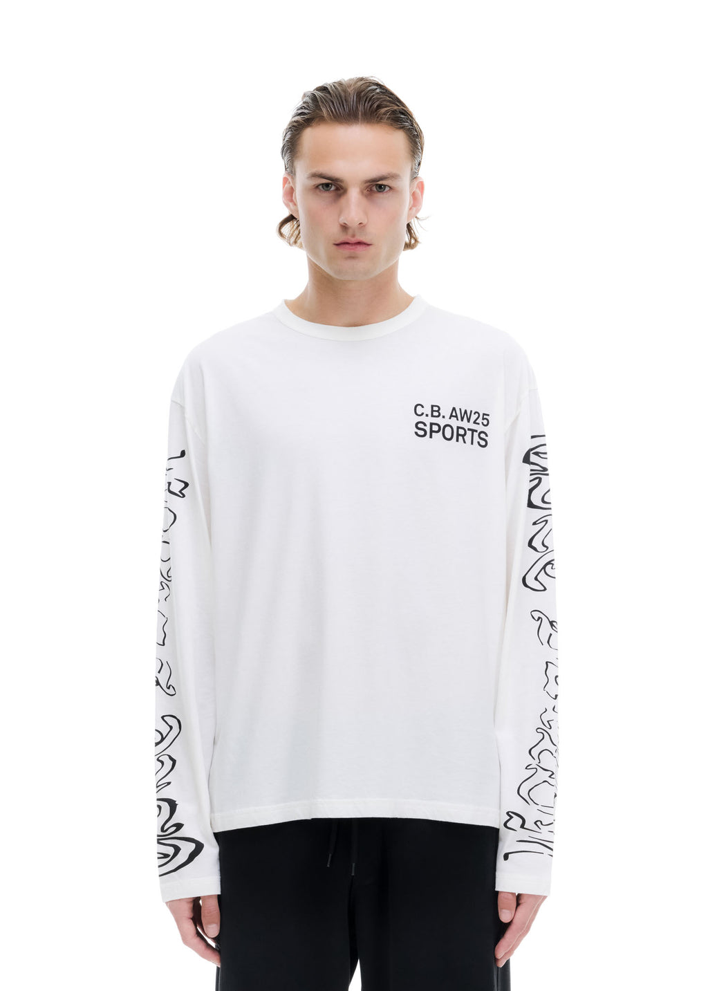 BLACK LETTER CLUB LONG SLEEVE