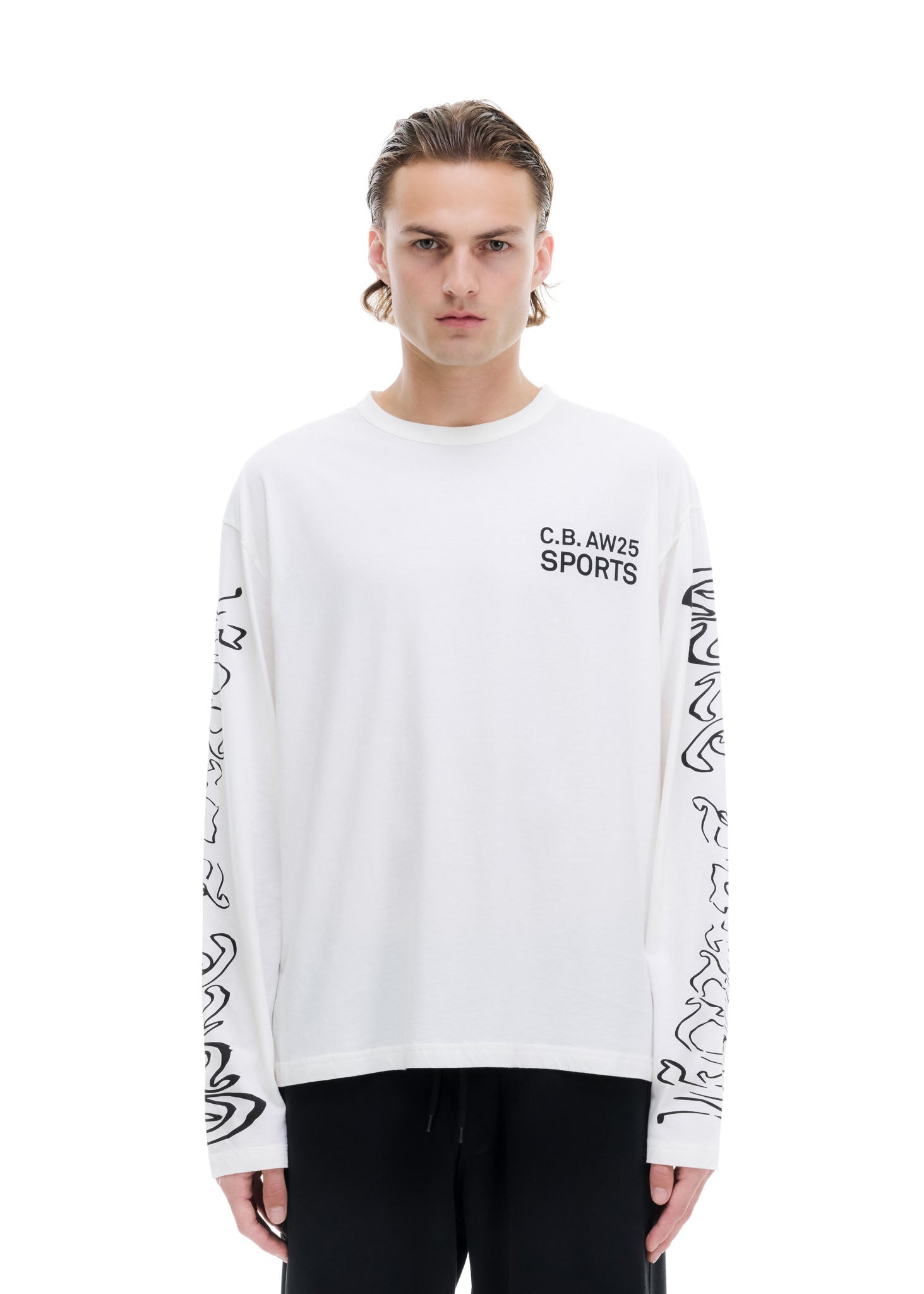 BLACK LETTER CLUB LONG SLEEVE