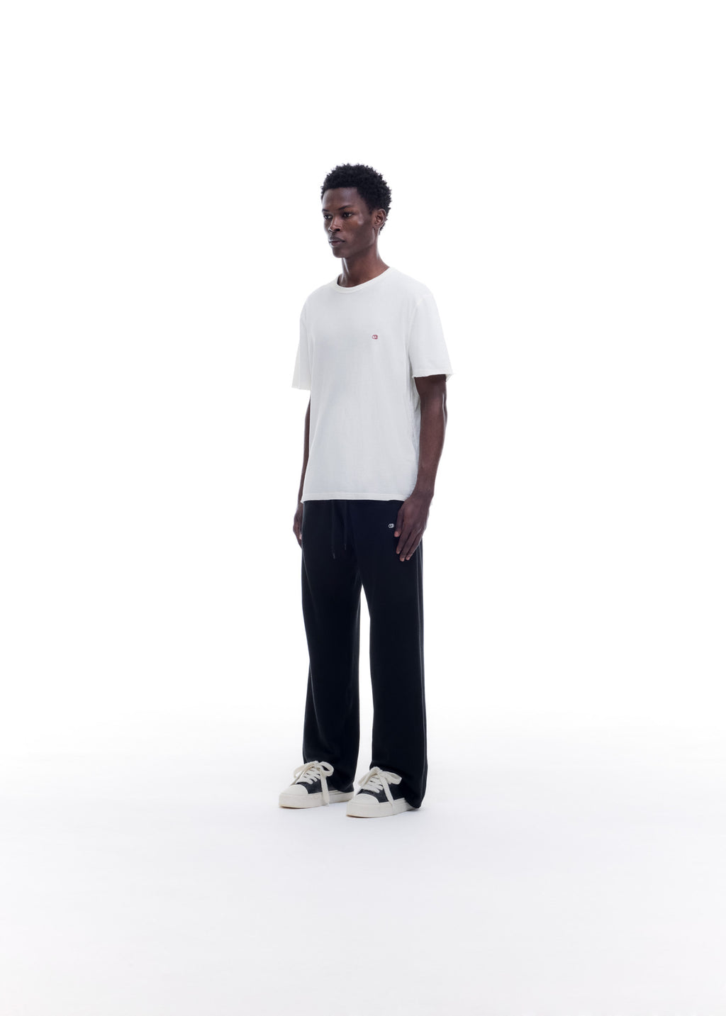 MINI EMBLEM DISTRESSED COLE T-SHIRT