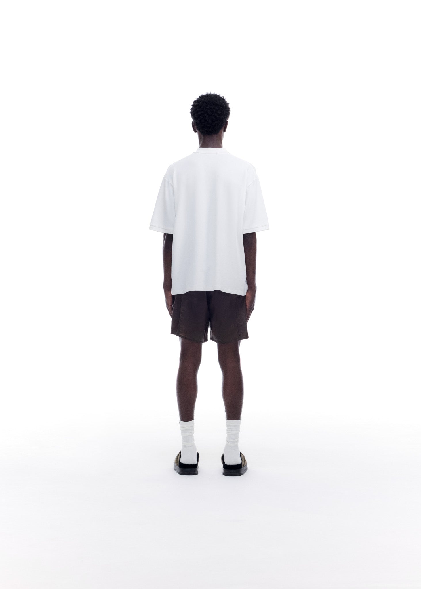 EMBLEM PATCH SWIM SHORTS