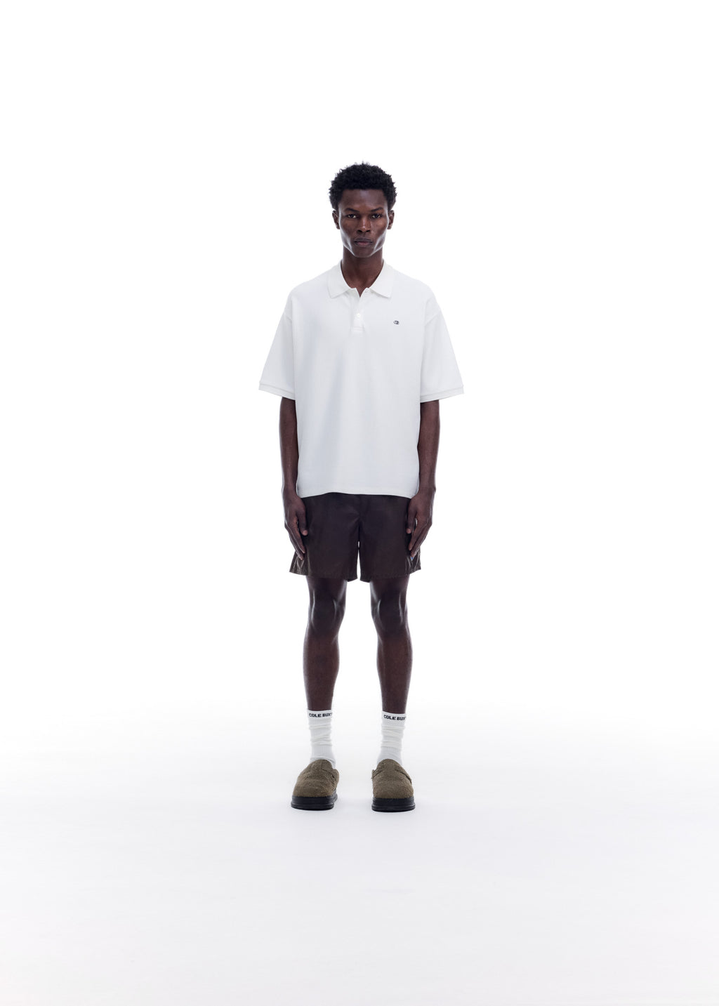 EMBLEM PATCH SWIM SHORTS