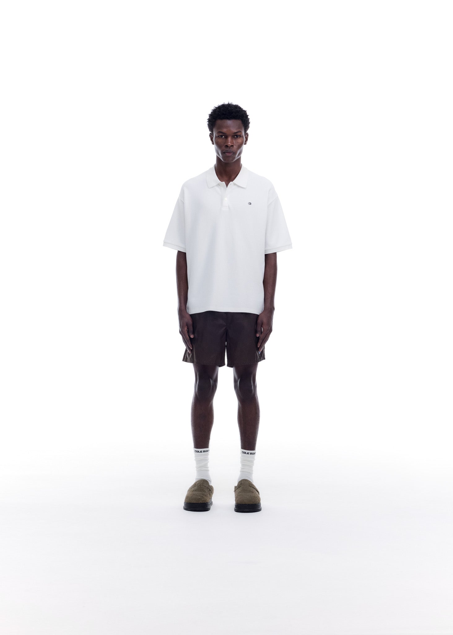 EMBLEM PATCH SWIM SHORTS