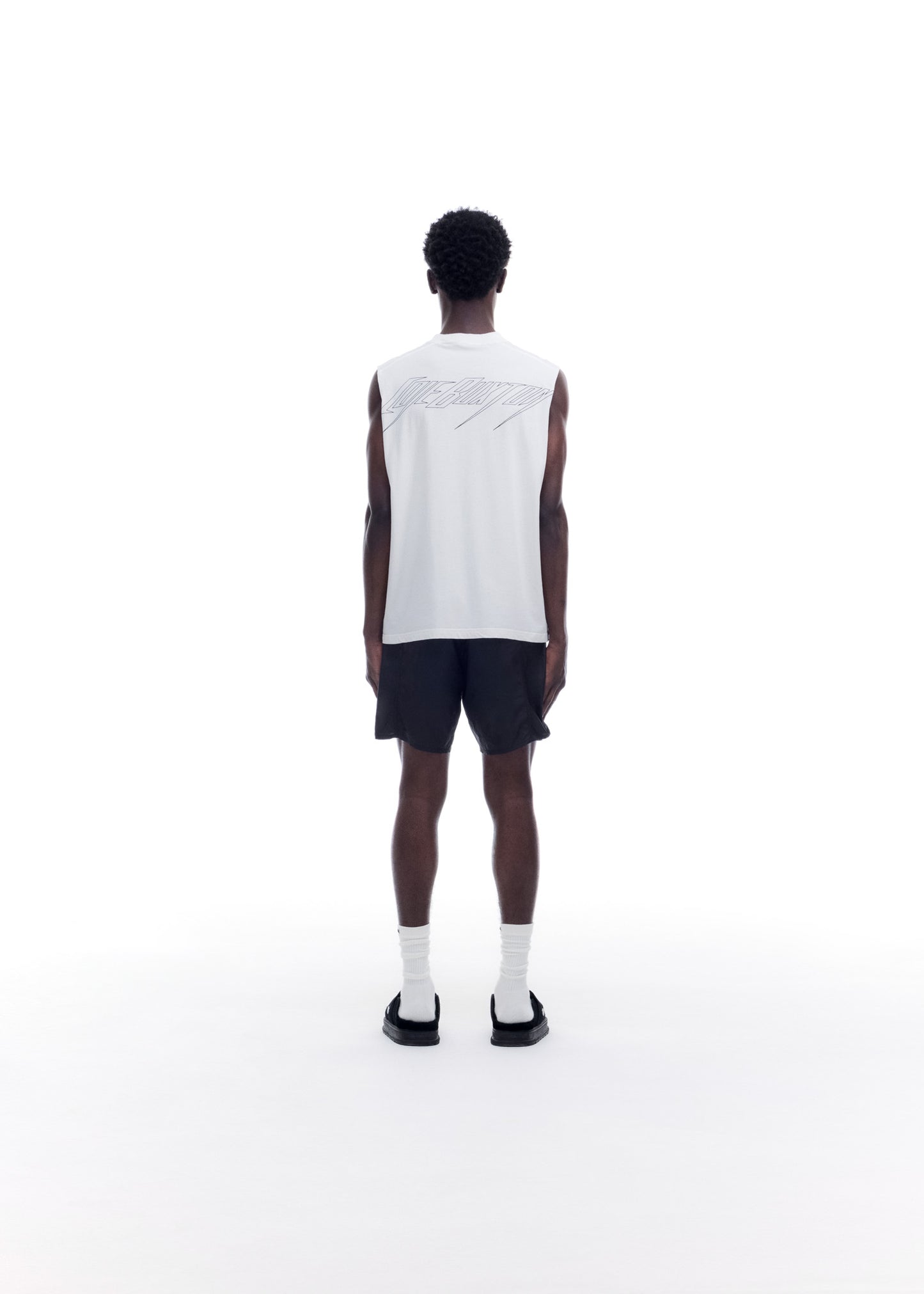EMBLEM PATCH SWIM SHORTS
