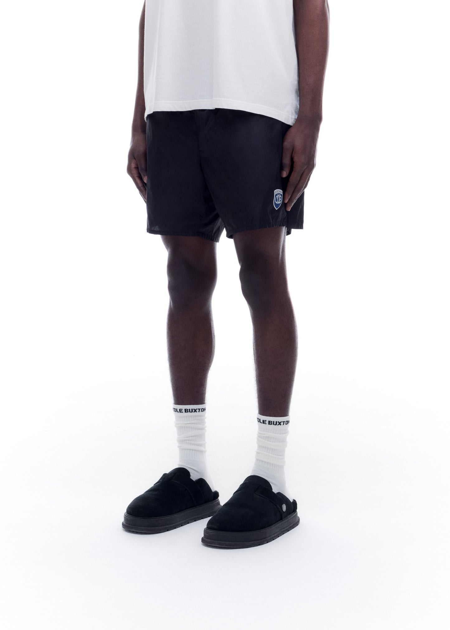 EMBLEM PATCH SWIM SHORTS