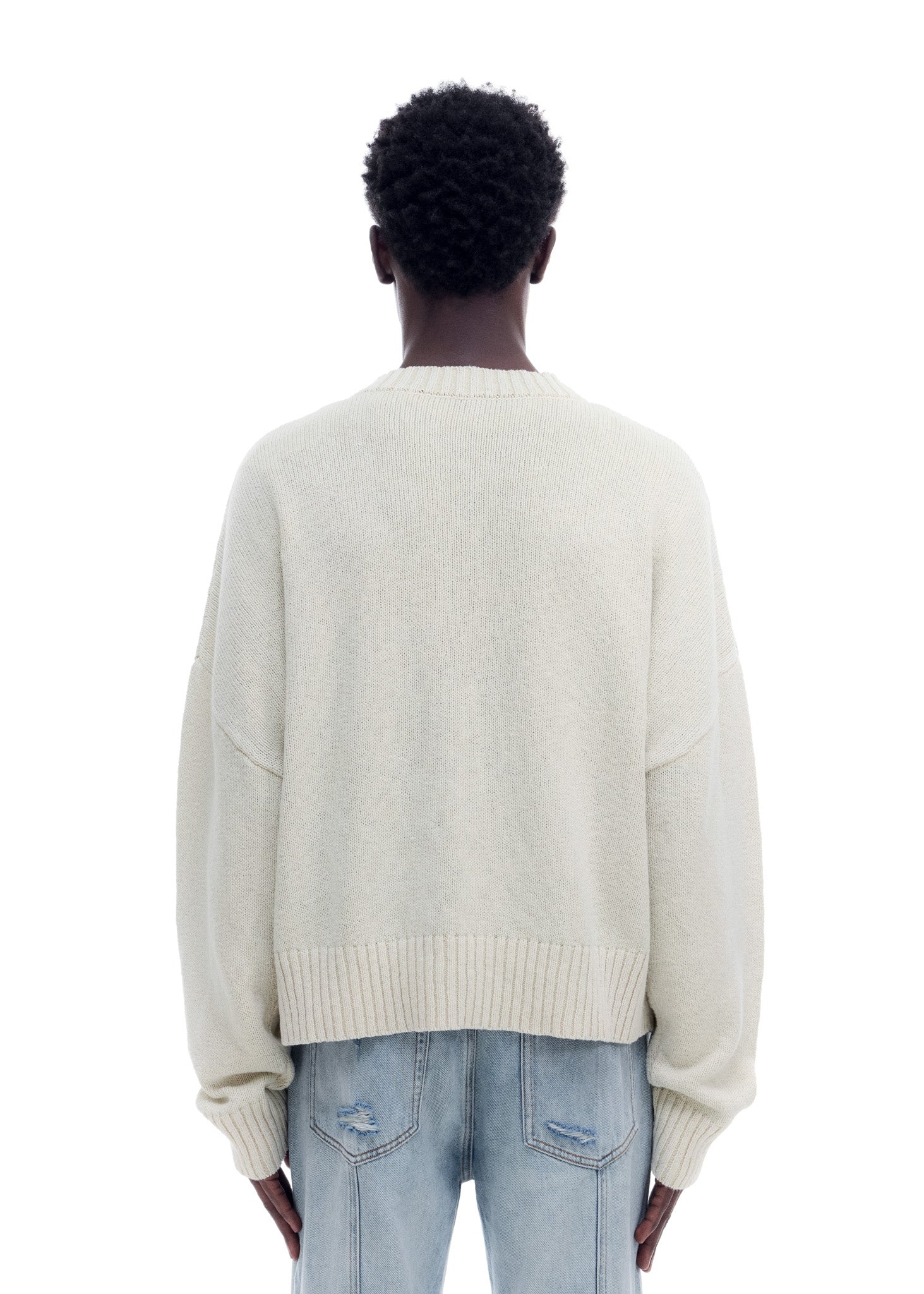 SKIPPER KNIT SWEATER