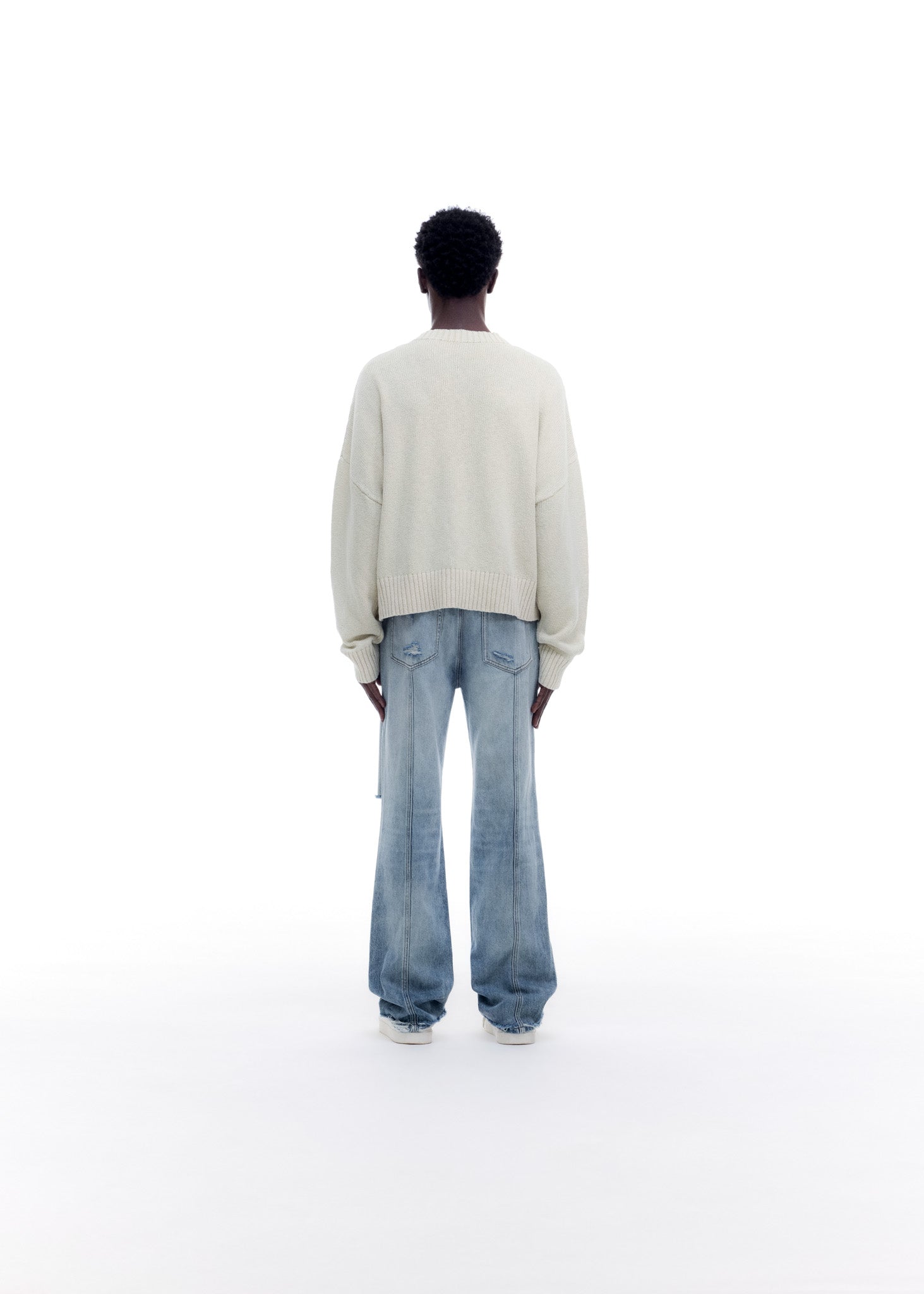 SKIPPER KNIT SWEATER