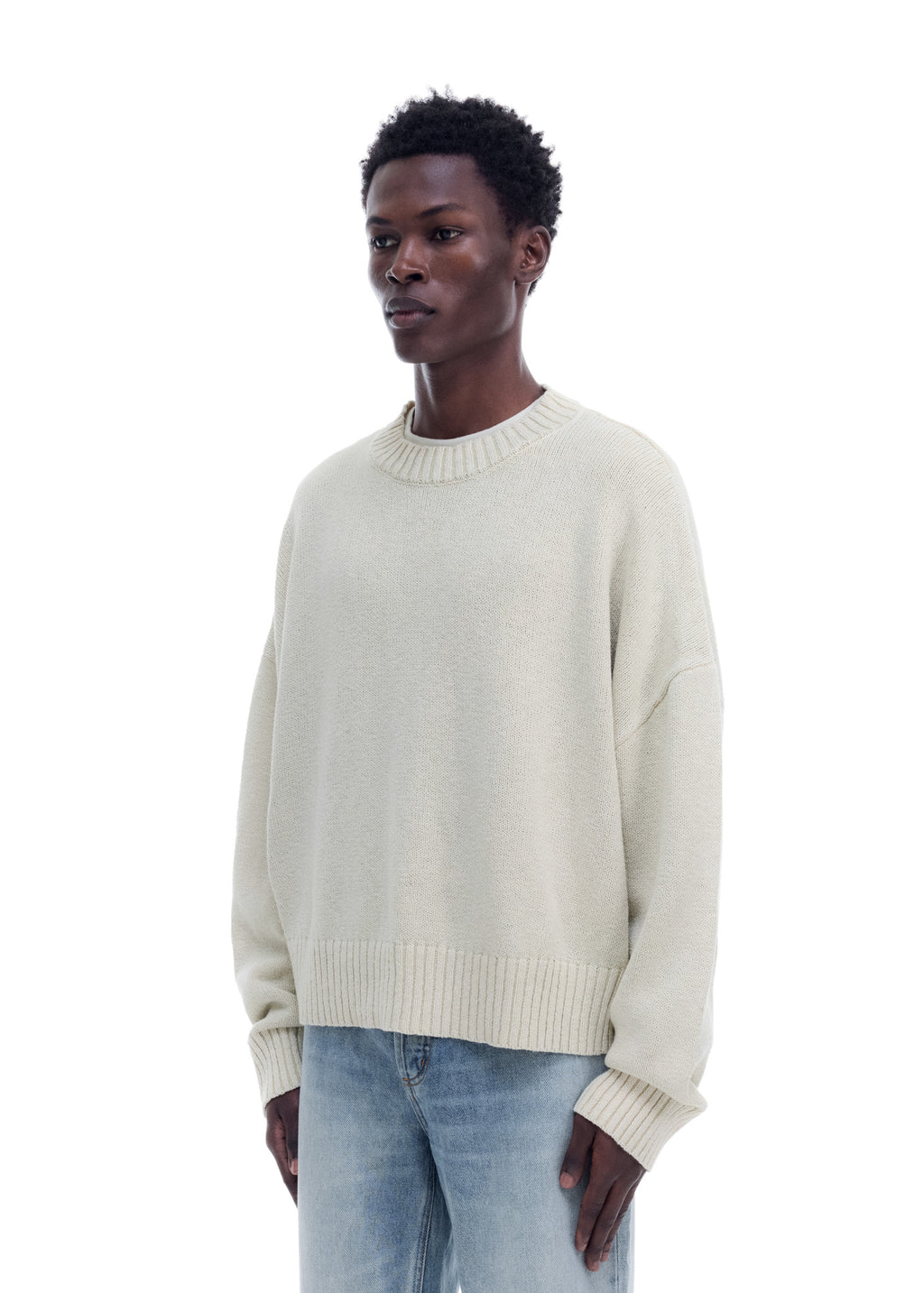 SKIPPER KNIT SWEATER