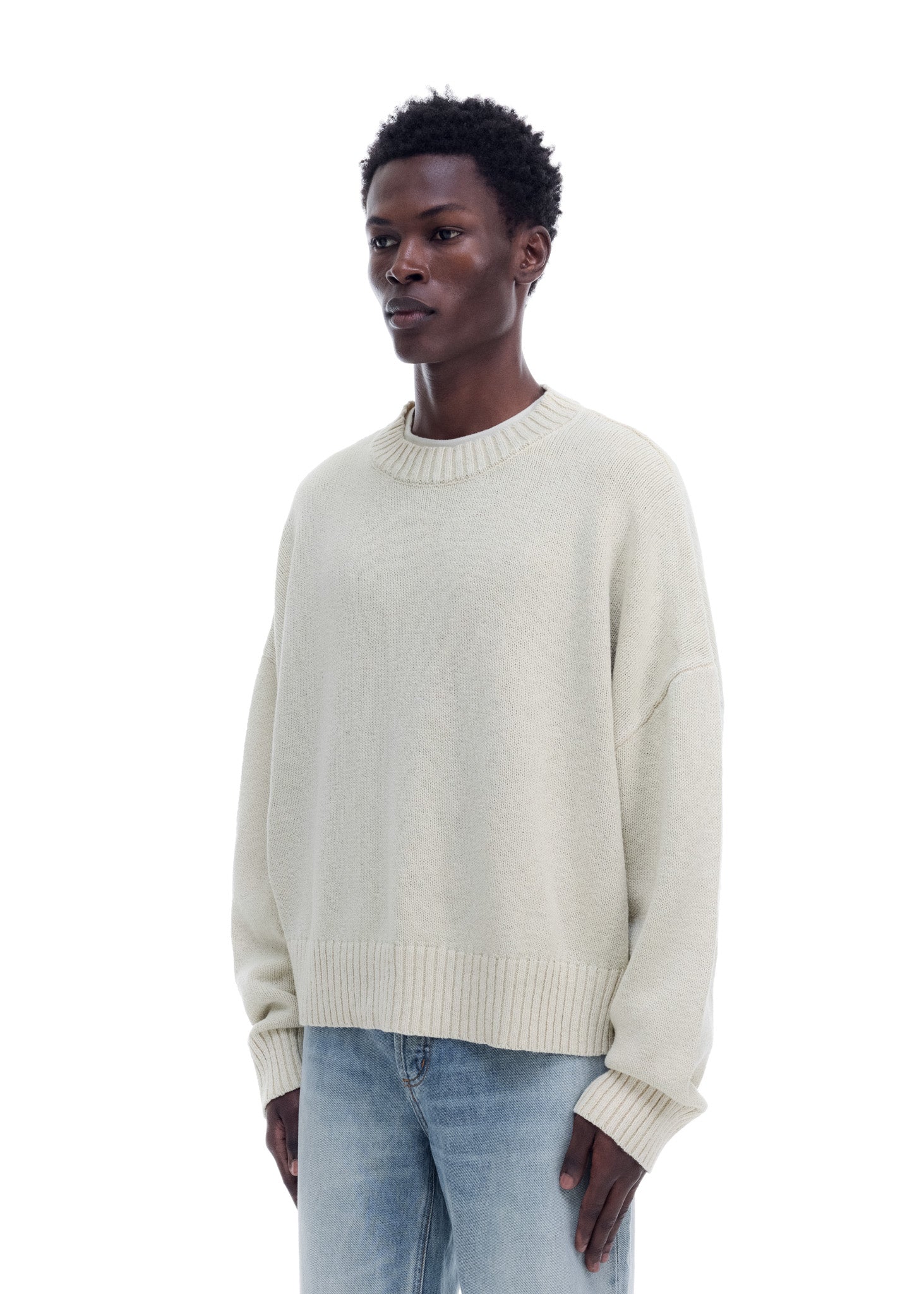 SKIPPER KNIT SWEATER