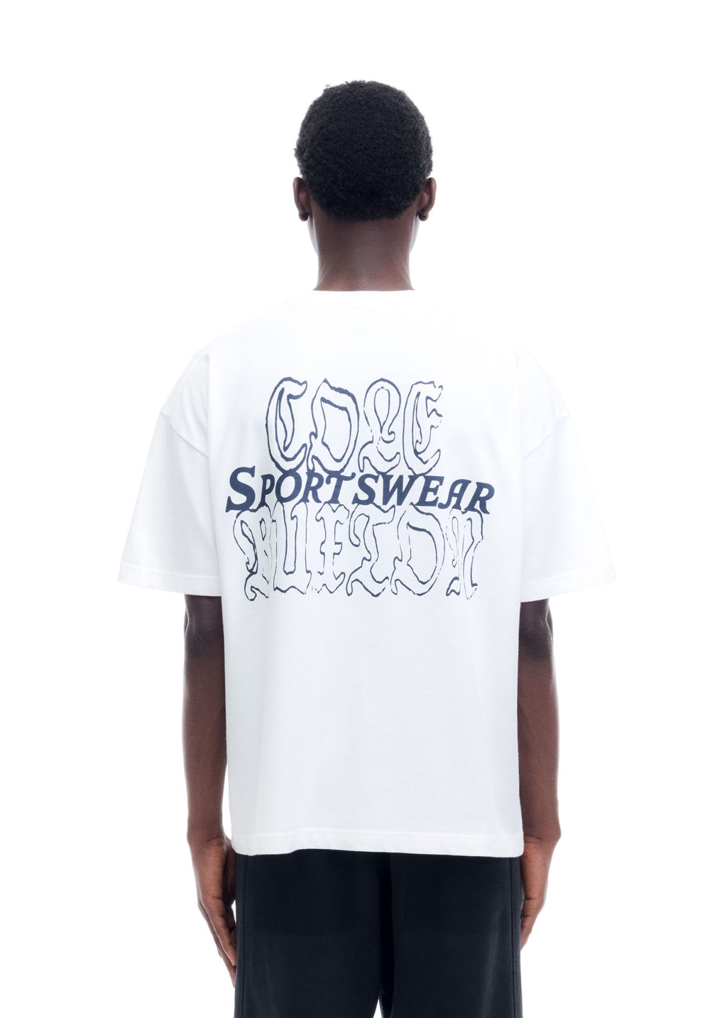 BLACK LETTER SPORTSWEAR T-SHIRT
