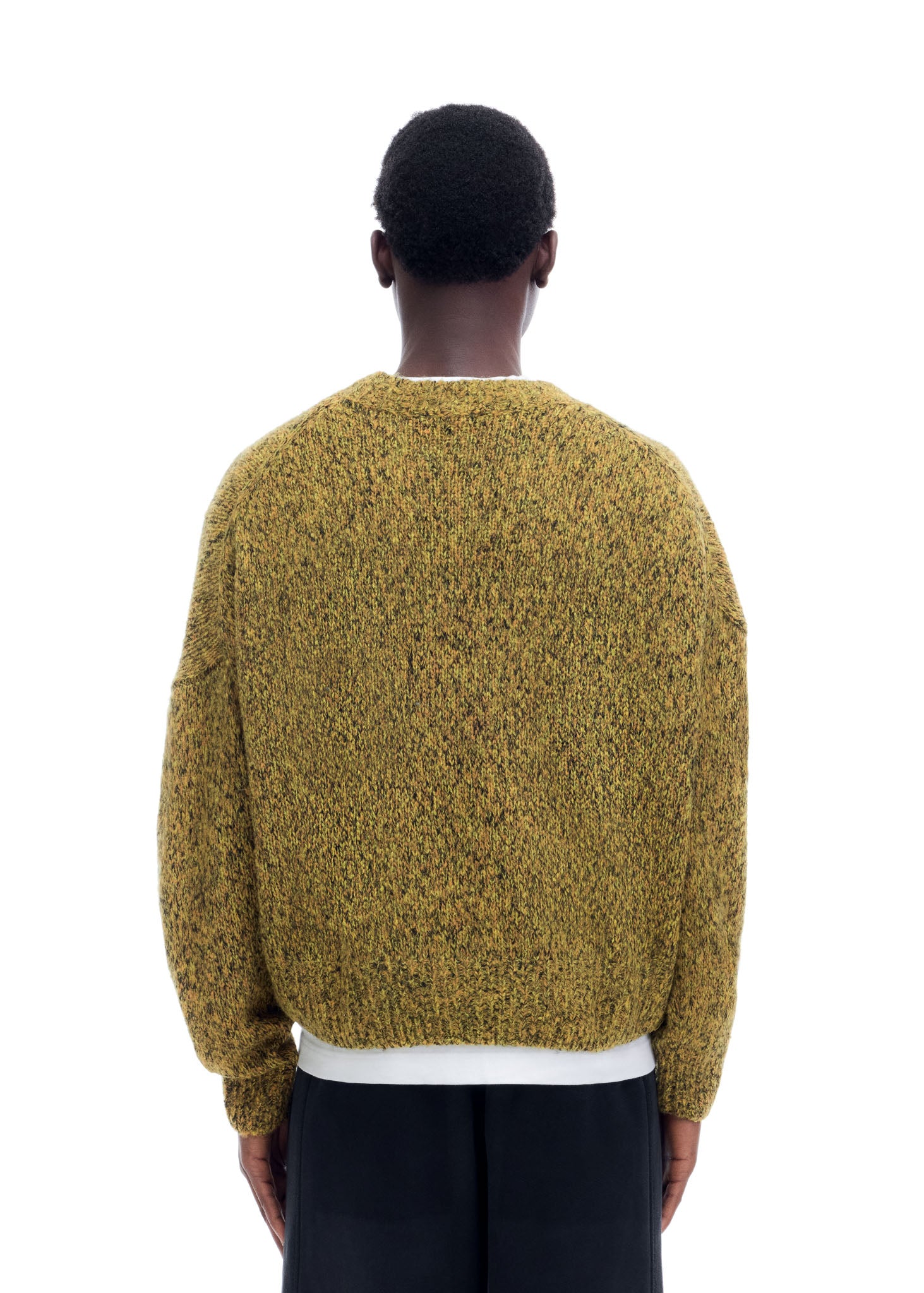 FLECKED KNIT SWEATER