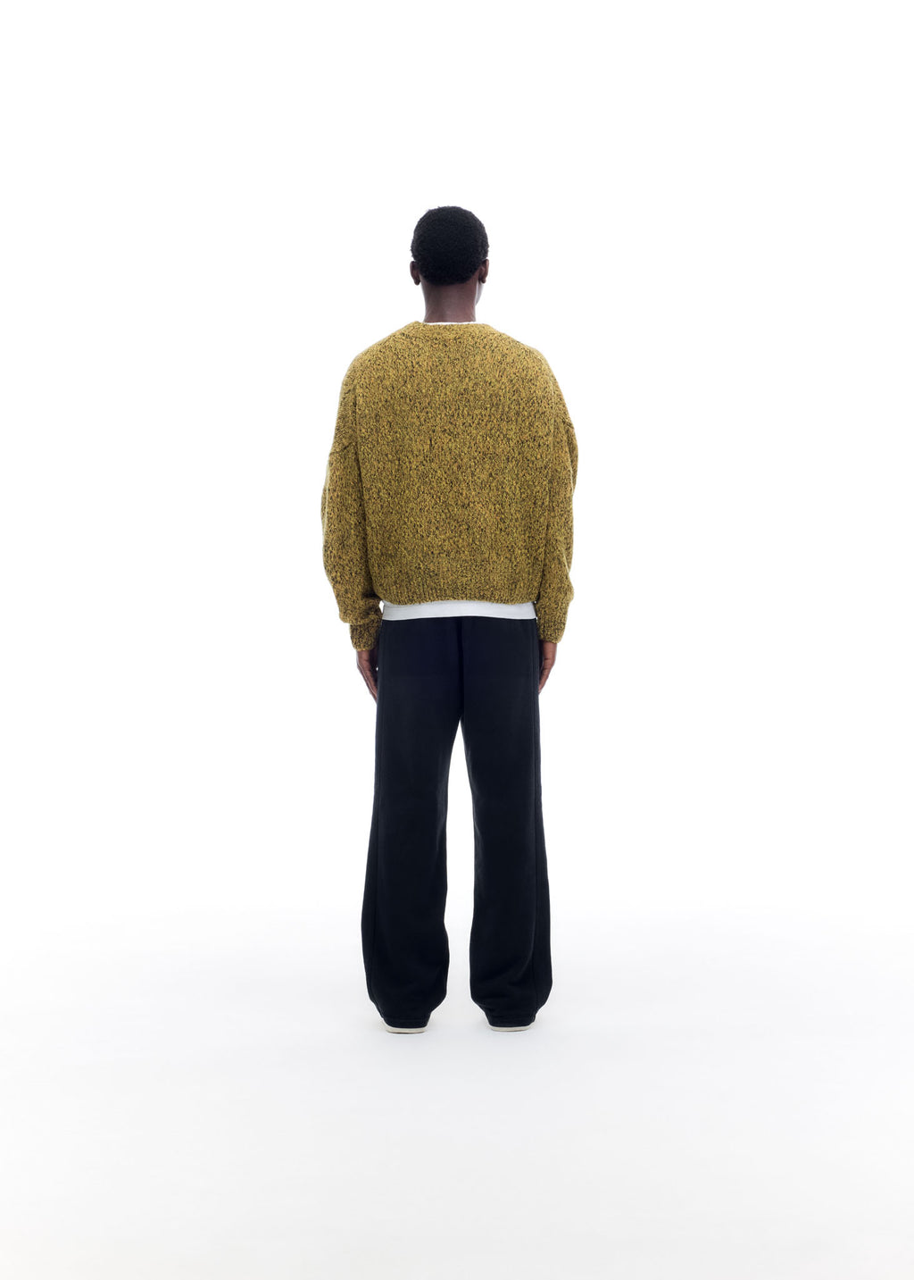 FLECKED KNIT SWEATER
