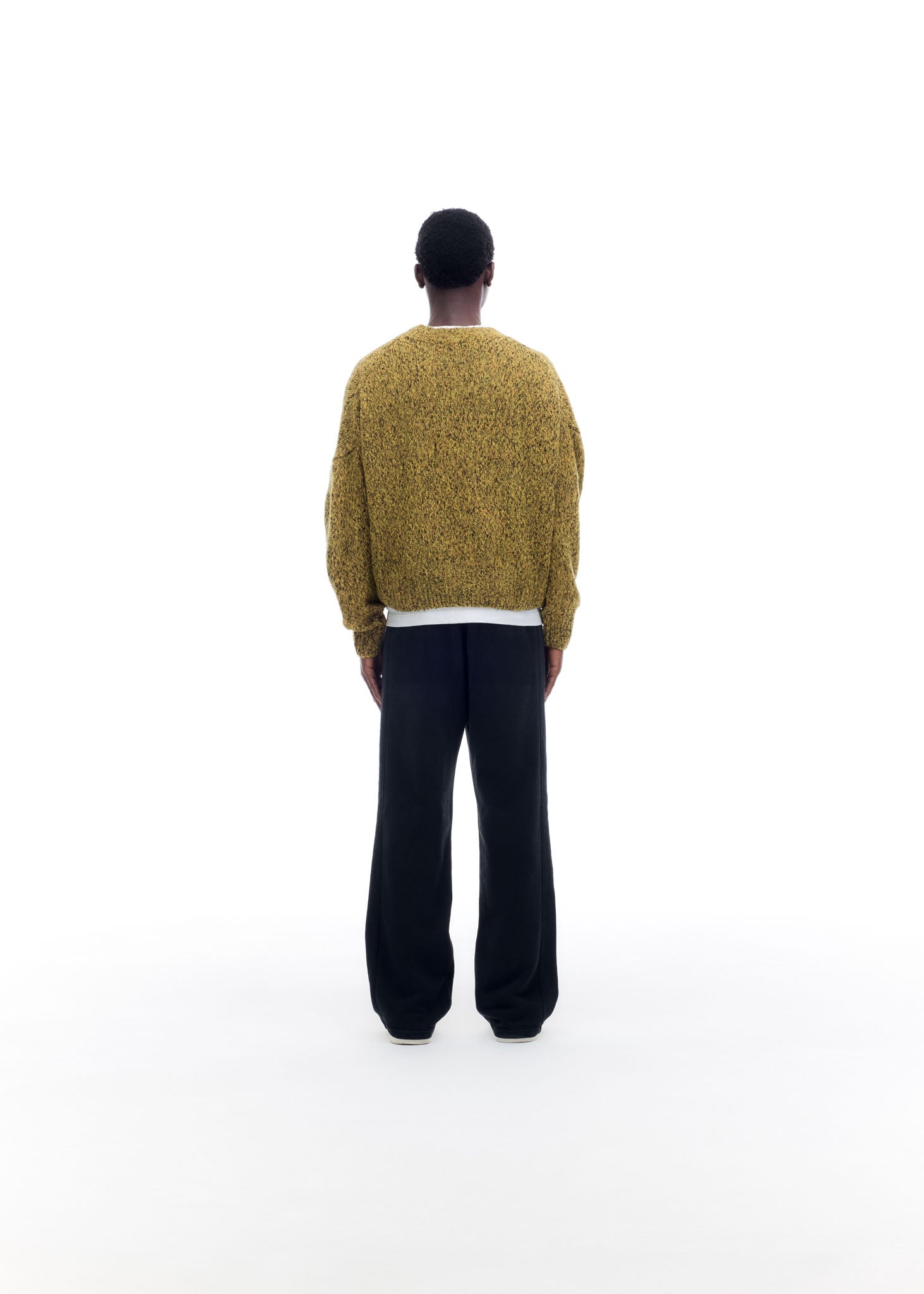 FLECKED KNIT SWEATER