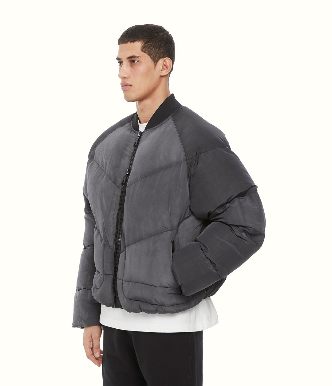 SILK DOWN INSULATED BOMBER