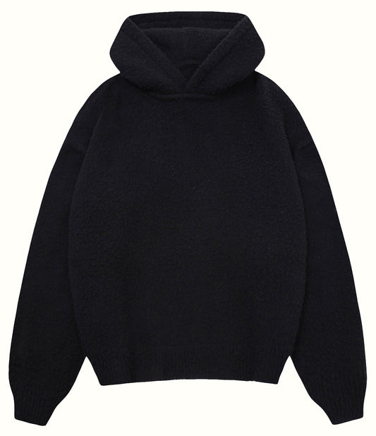 KNIT HOODIE