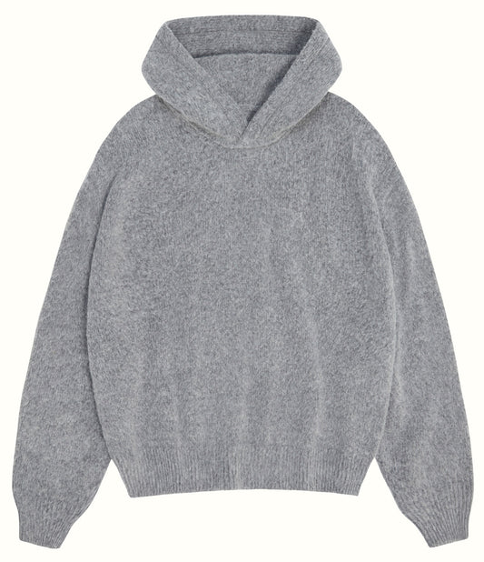 KNIT HOODIE