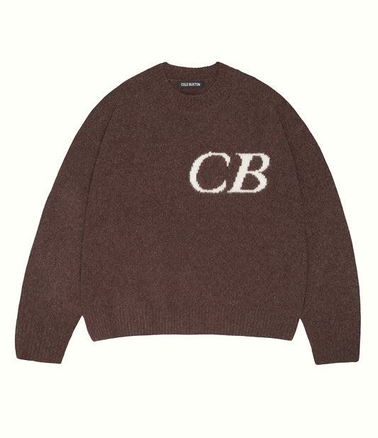 CB LOGO KNIT SWEATER