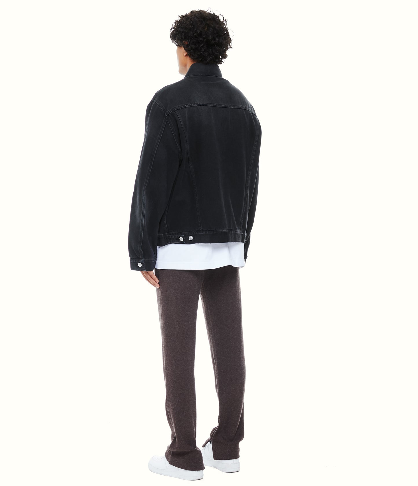 WOOL TRACK PANTS