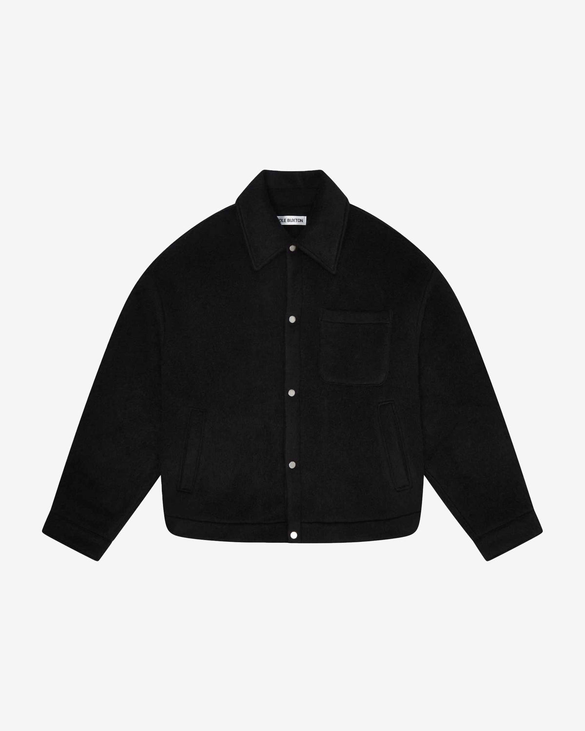 Cole Buxton | Overshirt | Mens | Wool | Black
