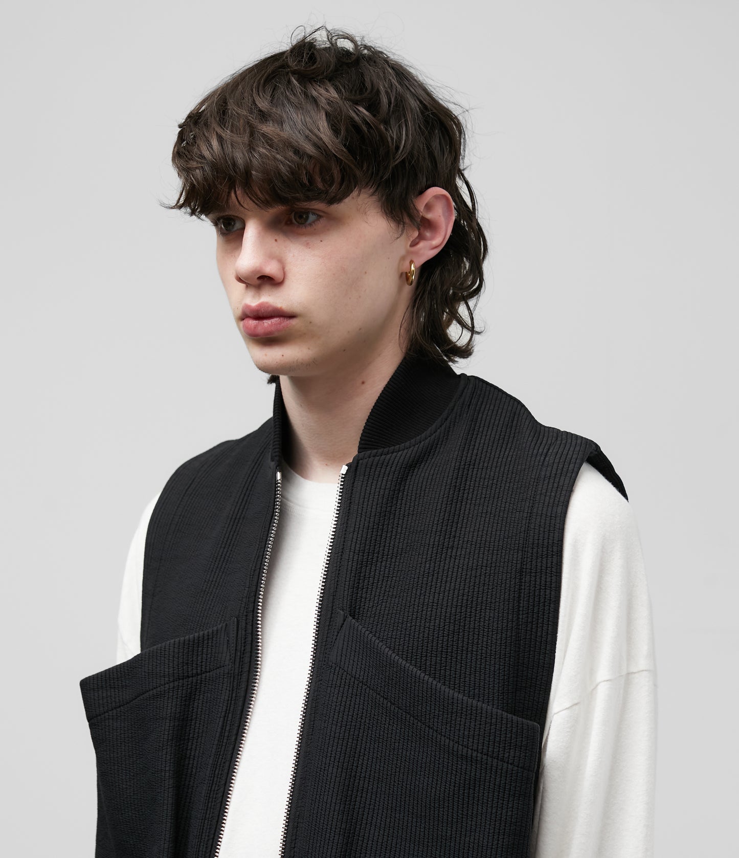 QUILTED NYLON VEST