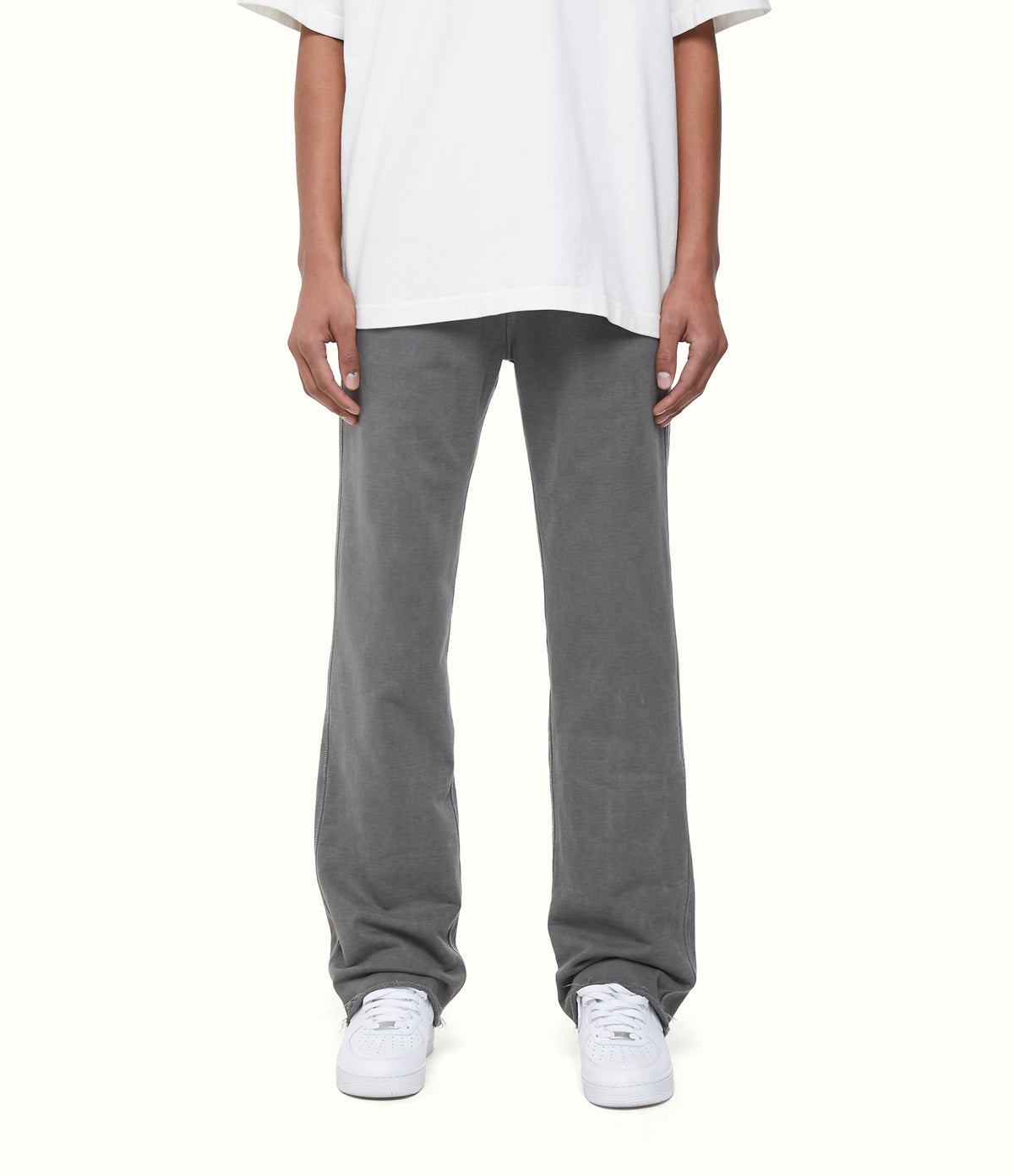 Cole Buxton | Stacked Sweatpants | Mens | Cotton | Washed Black